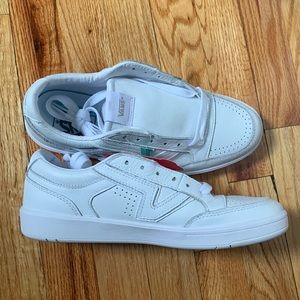 White leather vans new with tags no box